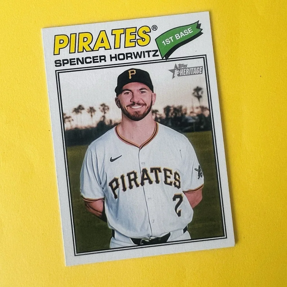 2026 Topps‎ Heritage Baseball Spencer Horwitz #266 Pittsburgh Pirates Base